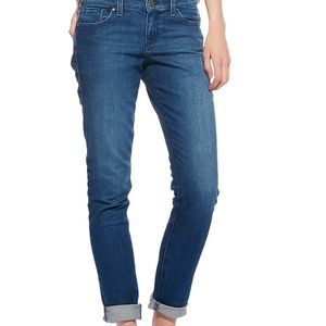 Mott & Bow Slim Boyfriend Laight Jeans in Medium Blue size W27L30